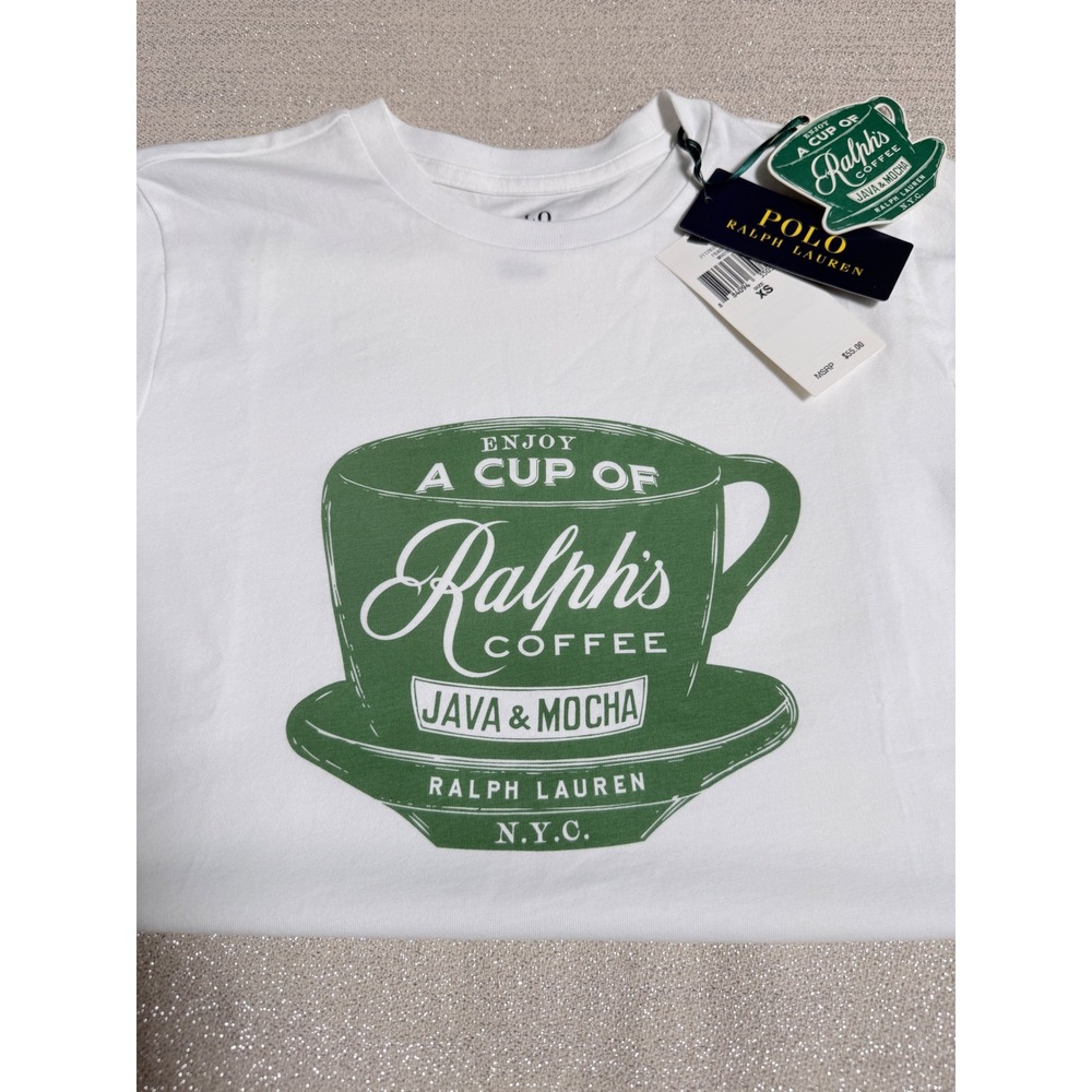 Polo Ralph Lauren XS Slim Fit Ralph's Coffee T-Shirt